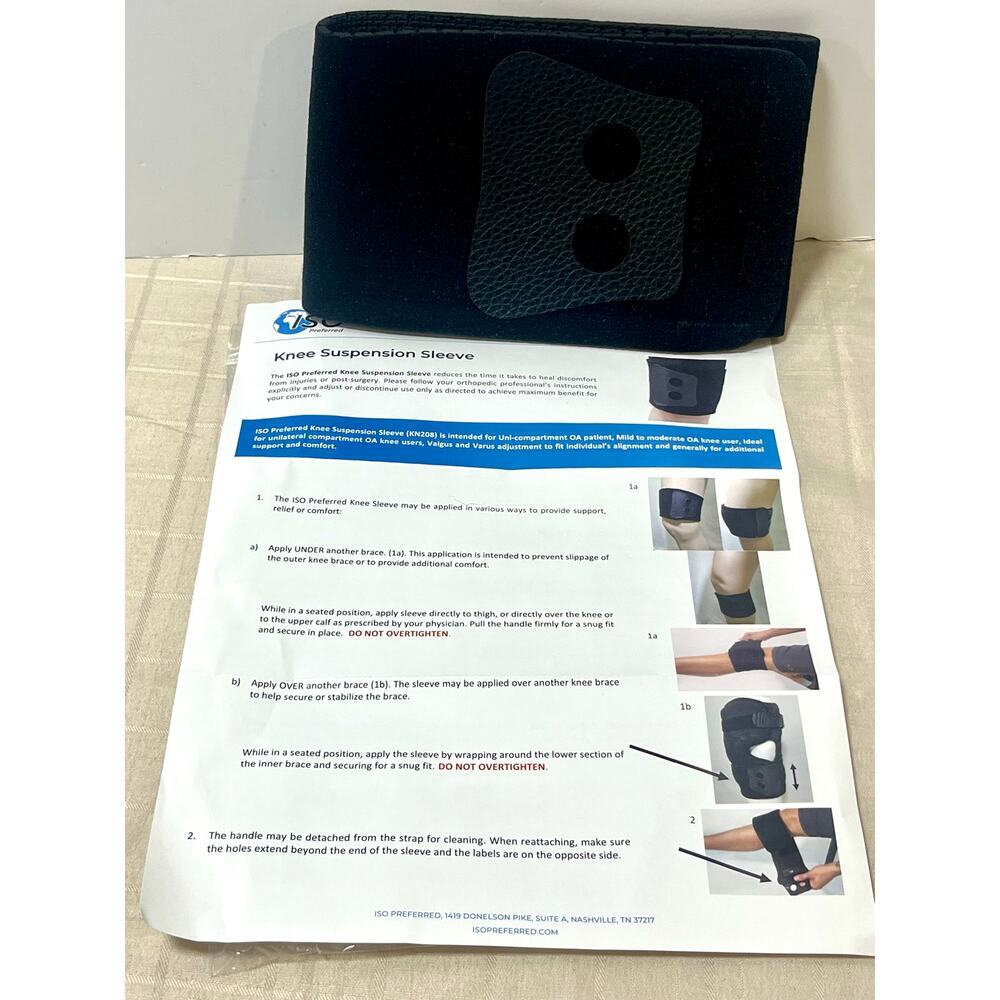 ISO Preferred Orthopedic Knee Suspension Sleeve Brace Adjustable support set